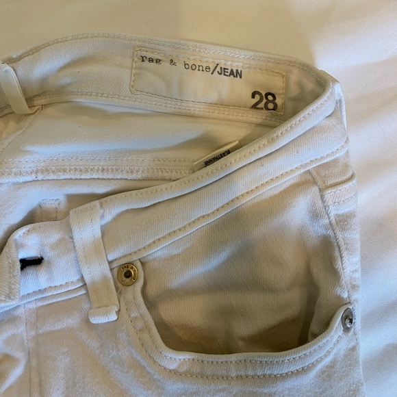 Rag & bone The Skinny in Bright White - Picture 5 of 8
